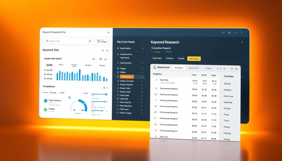 Keyword Researcher Pro interface