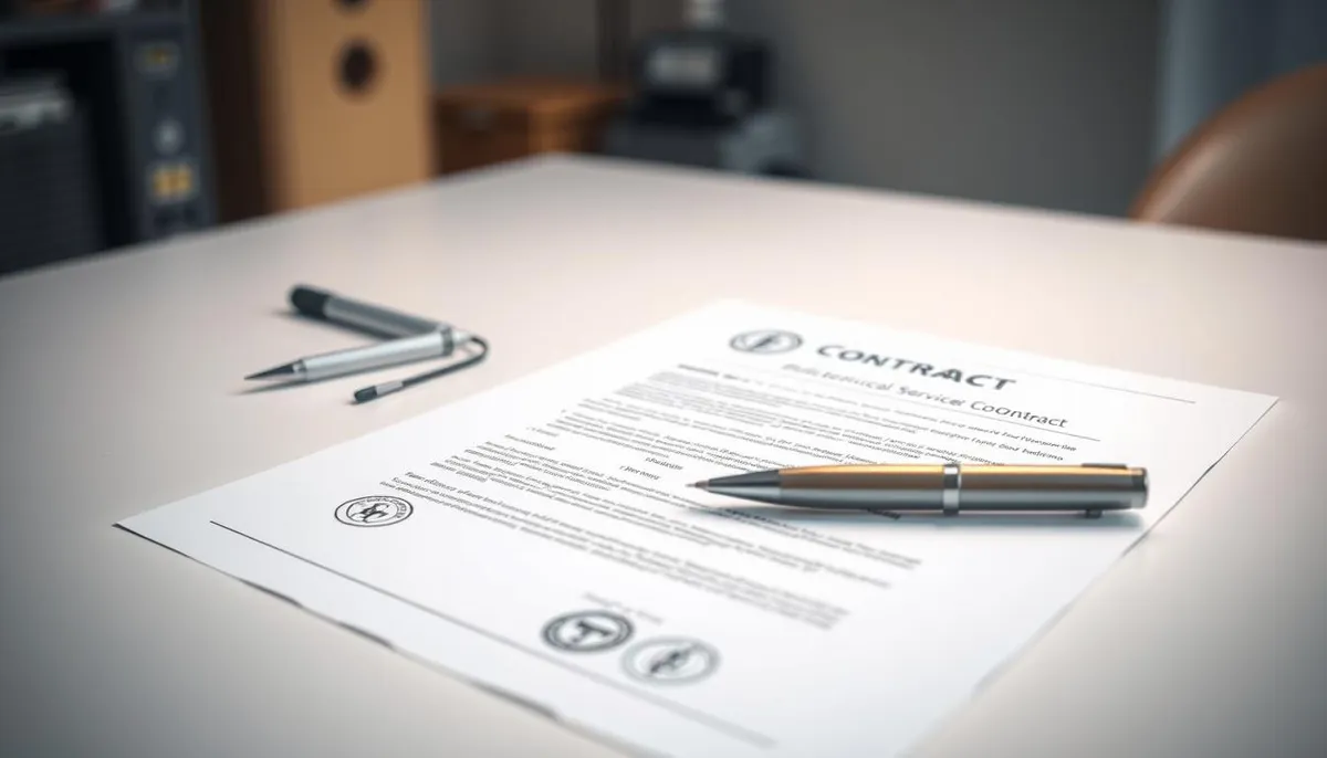 contrat d électricité professionnel