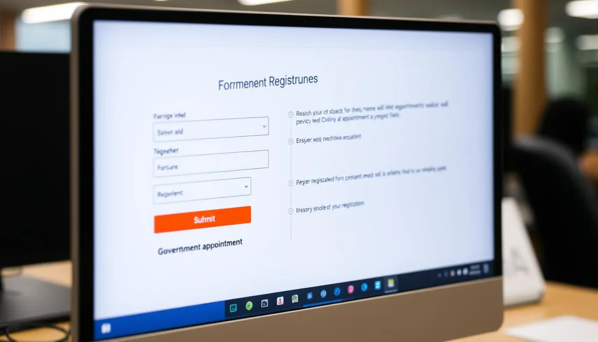 Processus inscription en ligne