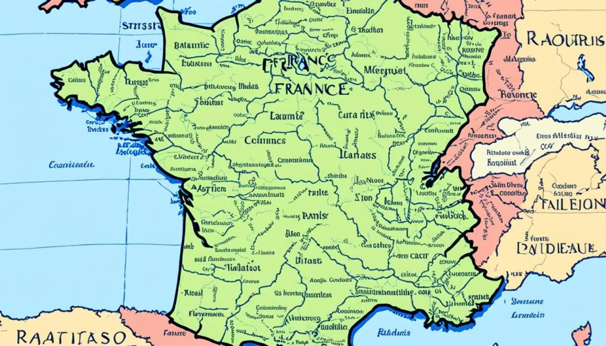 Carte des préfectures régionales en France Carte des préfectures régionales en France