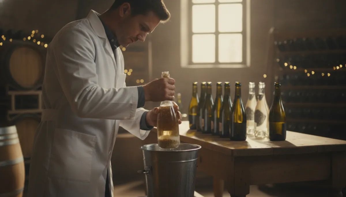 champagne disgorgement explained
