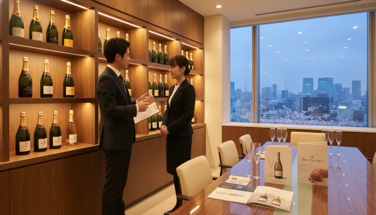 champagne distributor japan