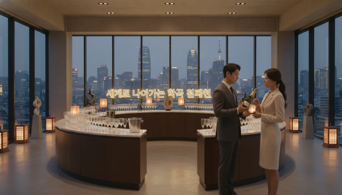 champagne supplier south korea