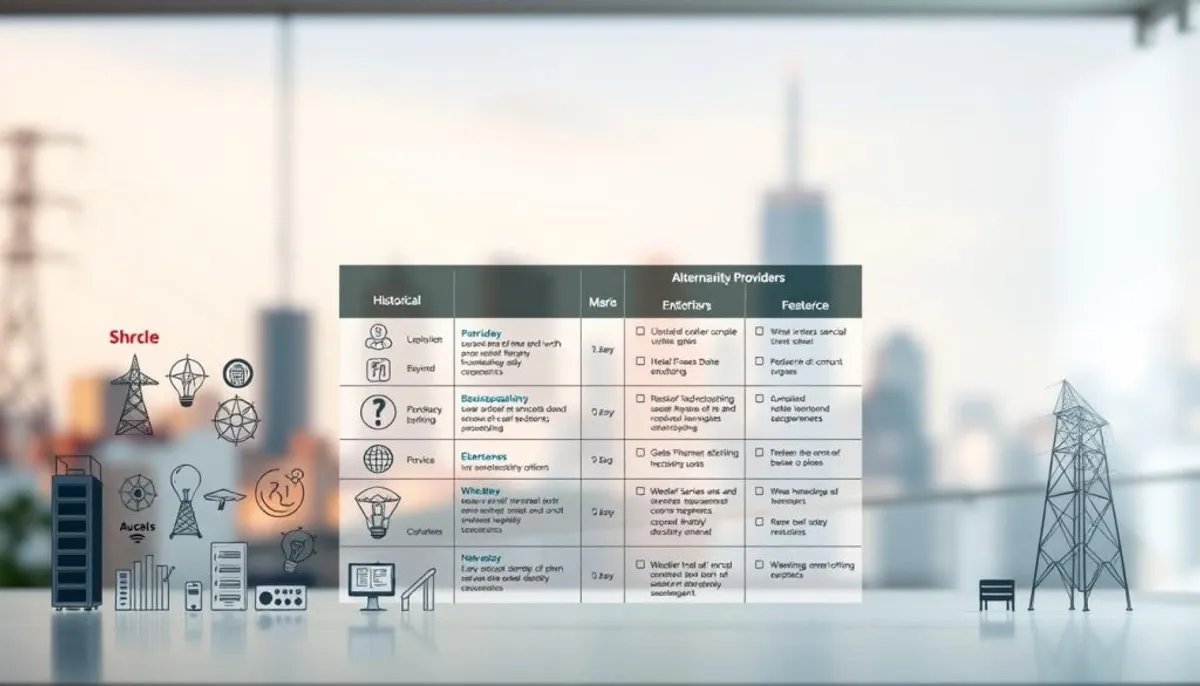 Comparaison fournisseurs électricité historiques alternatifs Comparaison fournisseurs électricité historiques alternatifs