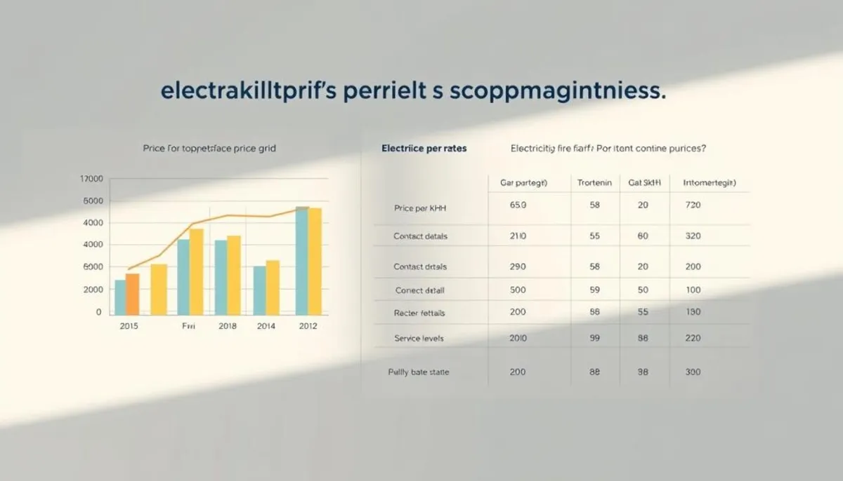 comparaison grilles tarifaires électricité entreprises