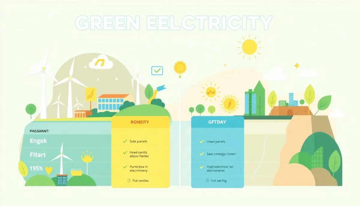Comparaison offres électricité verte