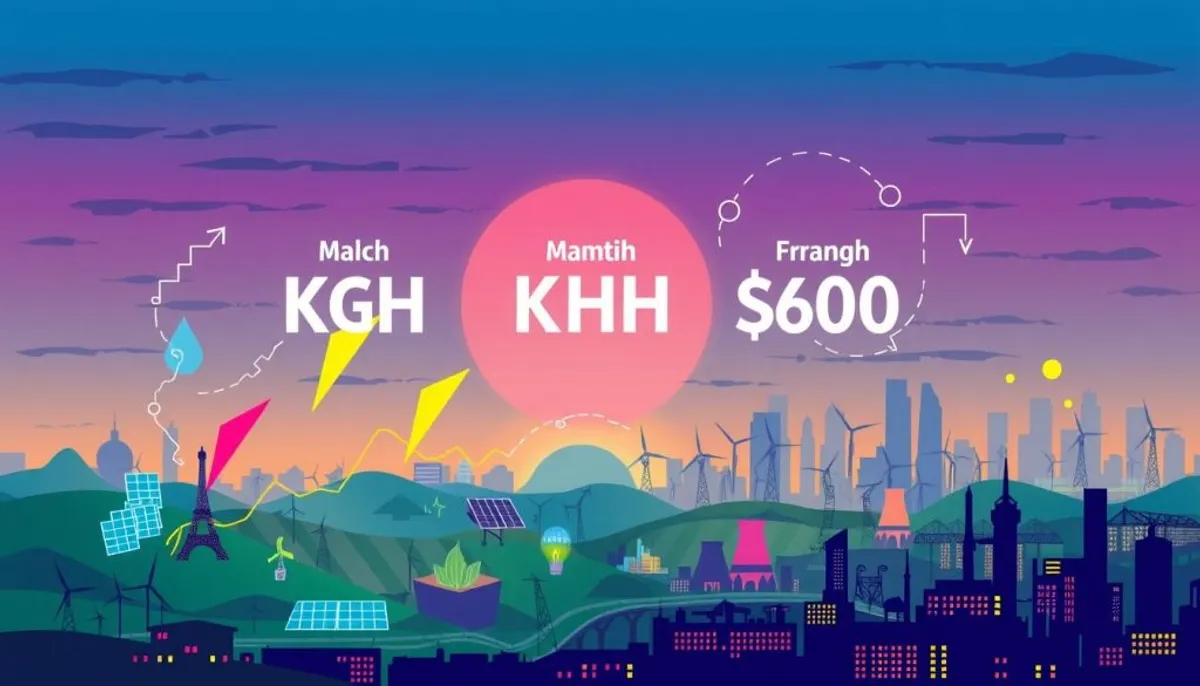 Comparaison prix kWh électricité
