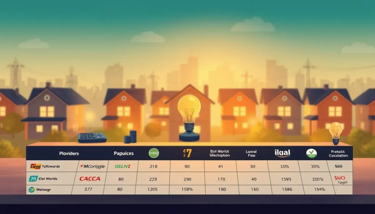 Comparaison tarifs électricité