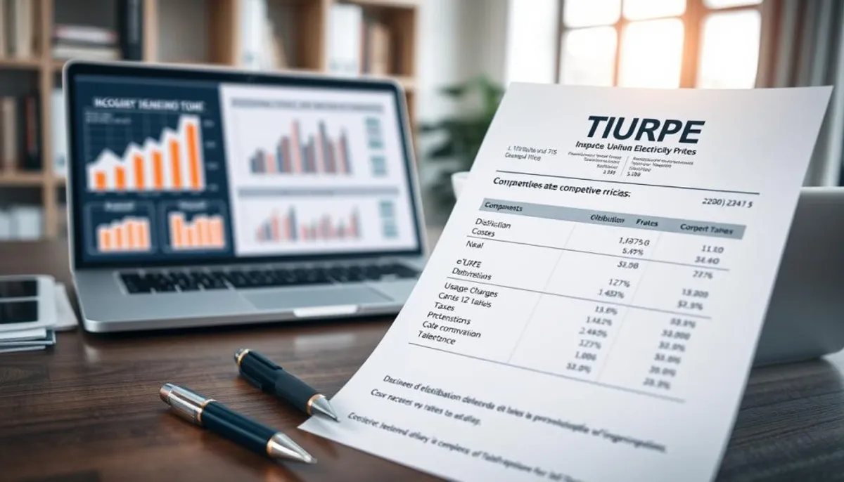Composantes TURPE facture électricité professionnelle Composantes TURPE facture électricité professionnelle