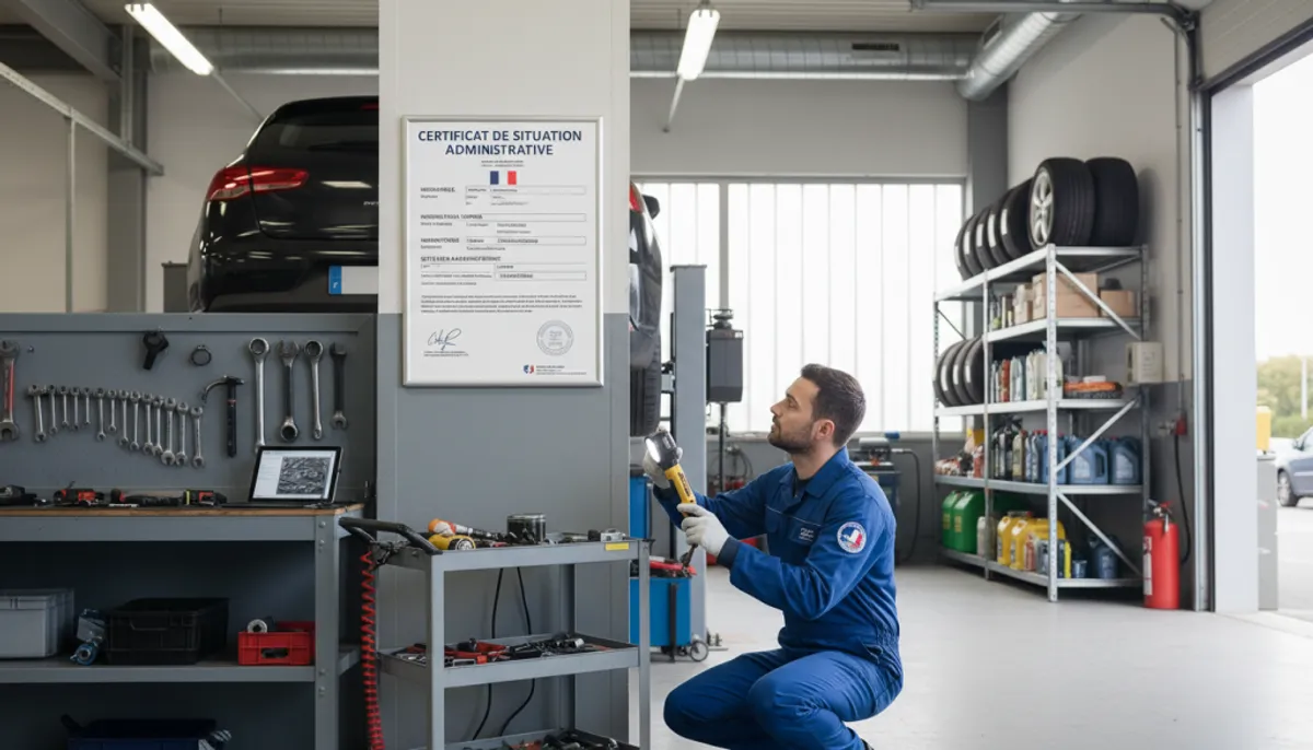 Contrôle technique et certificat de situation administrative