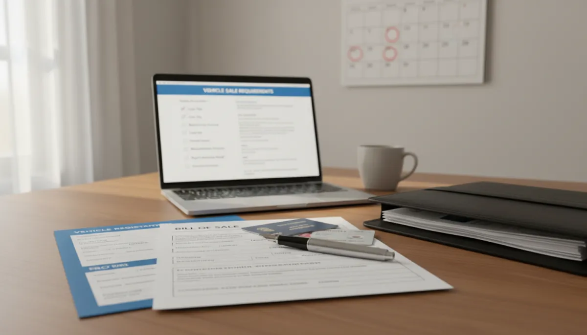 Documents nécessaires pour la vente de véhicule