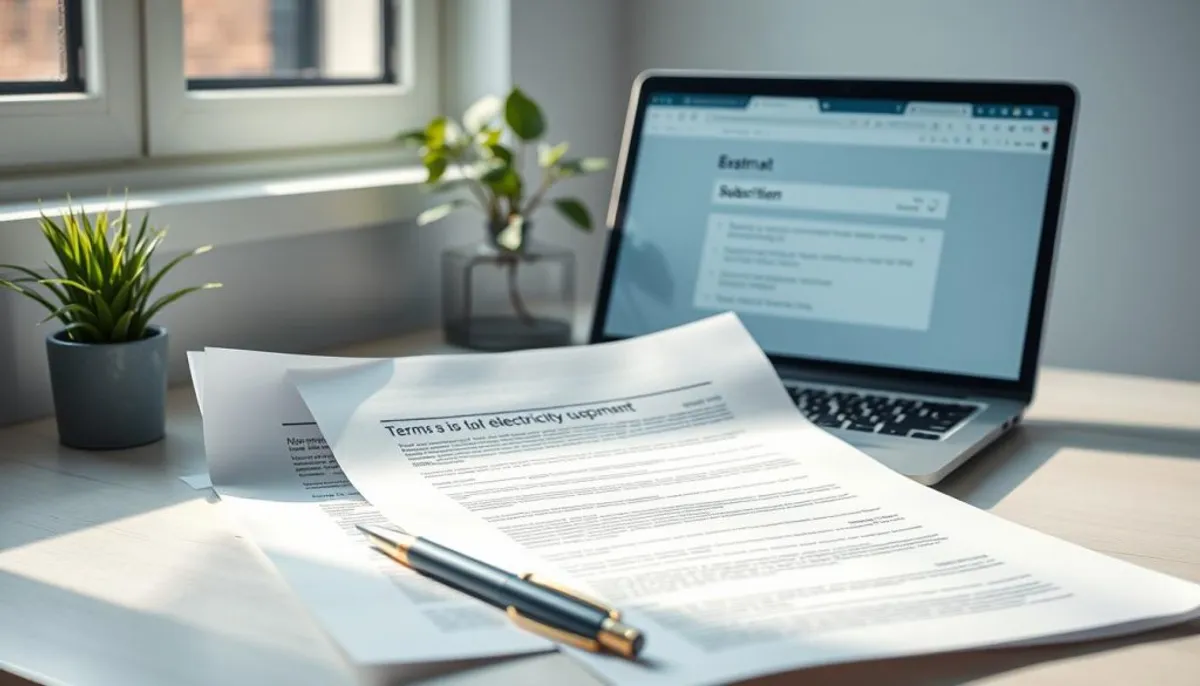 documents souscription électricité professionnelle