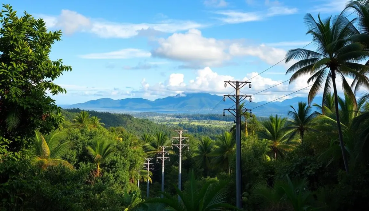 Enercal distribution électrique Nouvelle-Calédonie