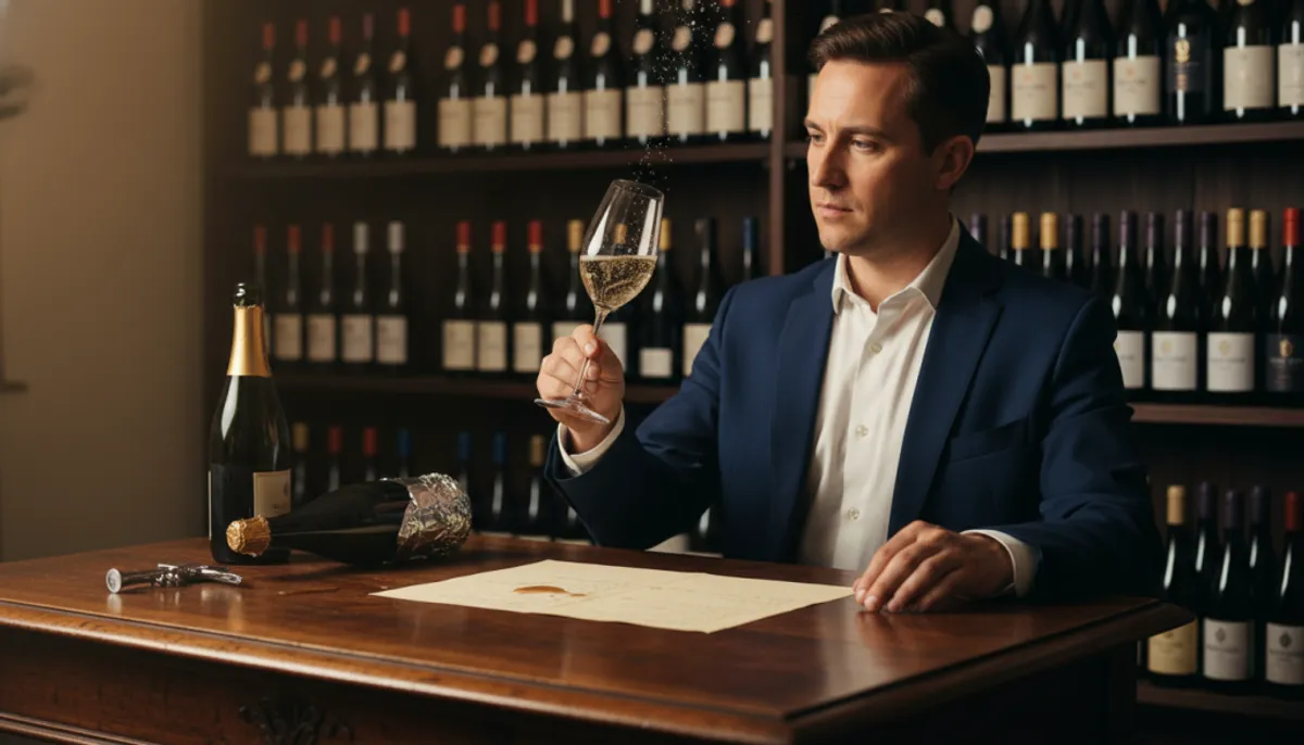 evaluating sparkling wine