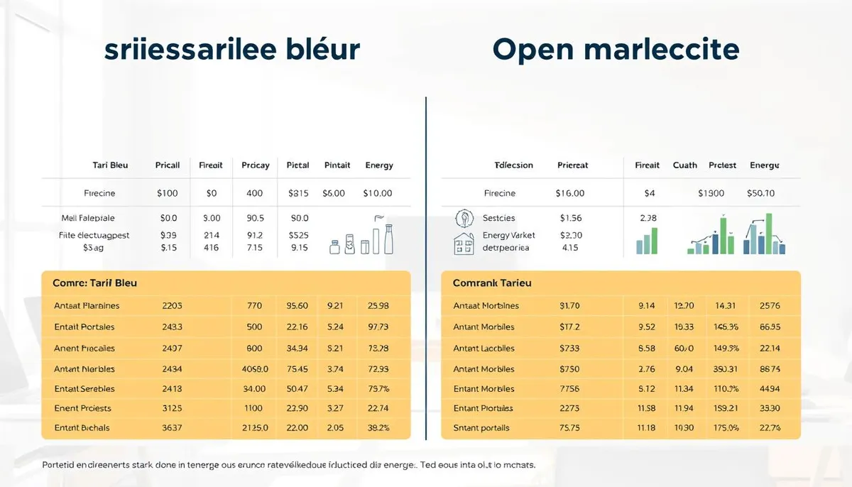 comparaison tarif bleu marché élecocité