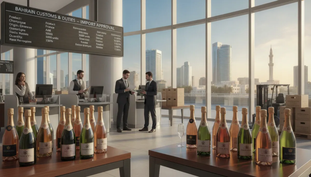 importing champagne into Bahrain importing champagne into Bahrain
