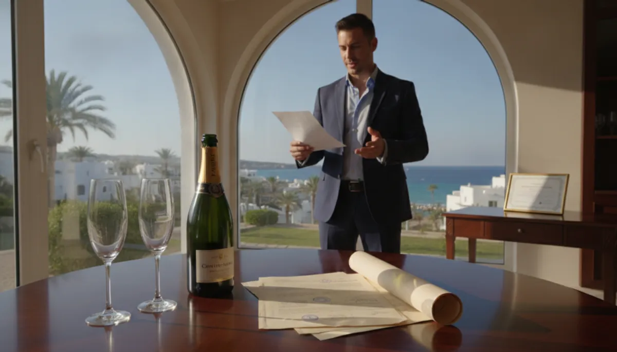 importing champagne into Cyprus
