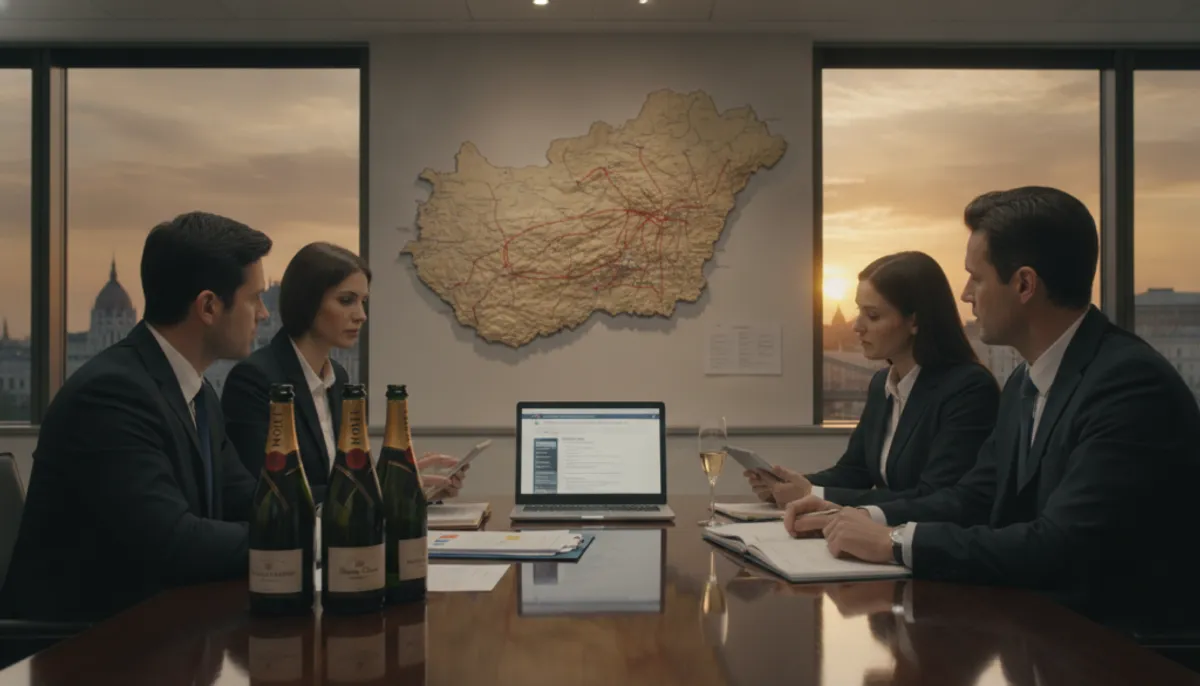 importing champagne into Hungary