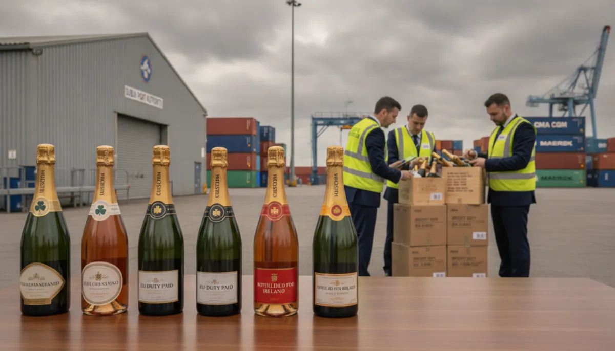 importing champagne into Ireland