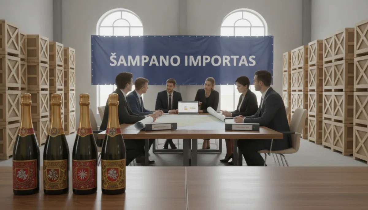 importing champagne into Lithuania