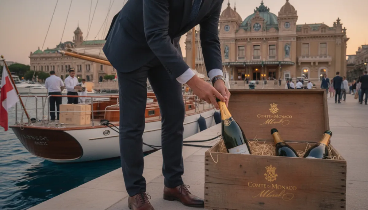 importing champagne into Monaco