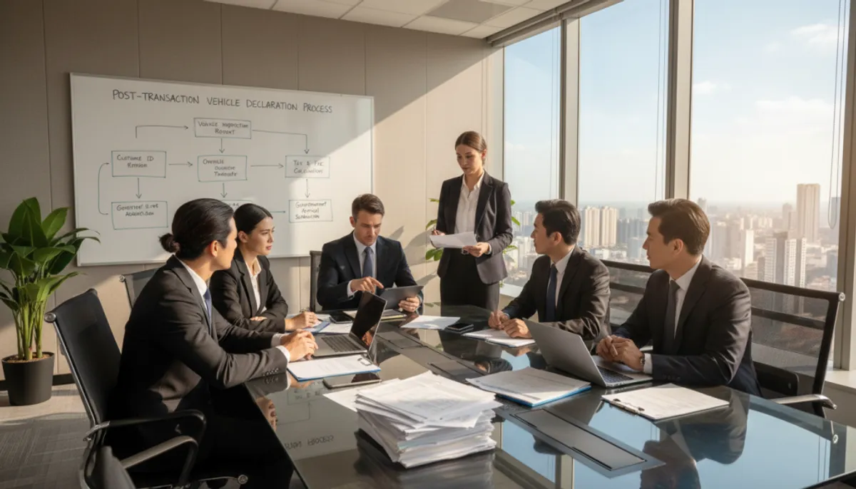 Les démarches post-transaction