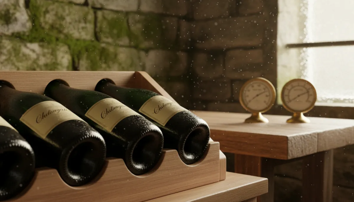 light and humidity for wine preservation