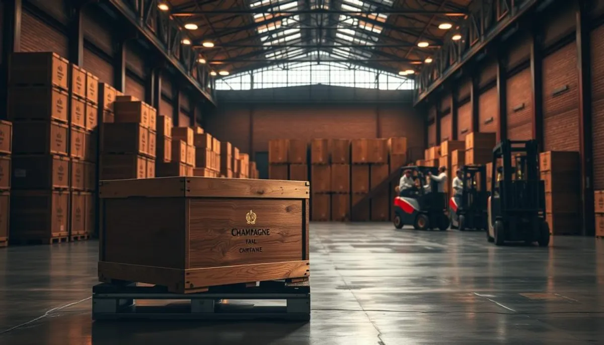 Luxury champagne shipping