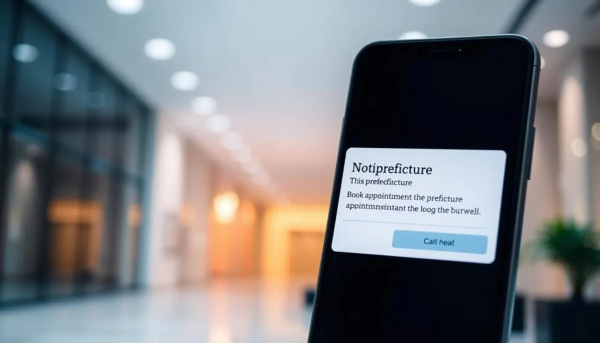 Notifications pour rendez-vous préfecture