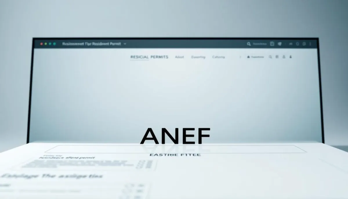 plateforme ANEF titre séjour