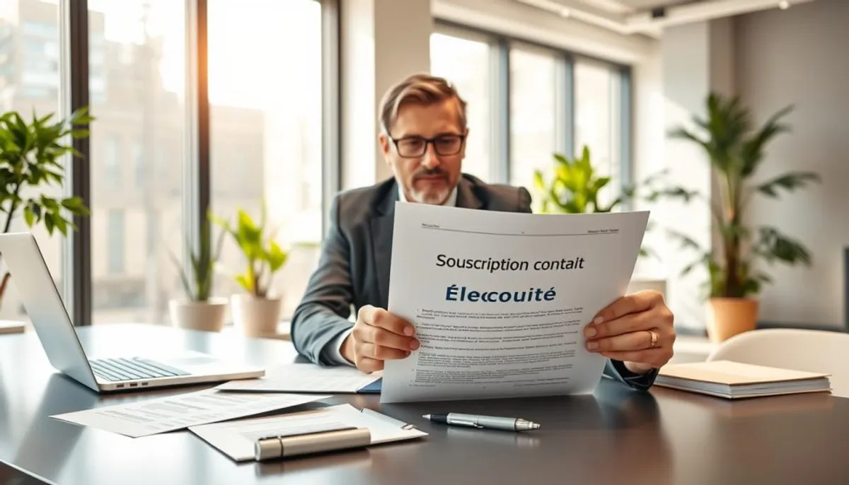 Souscription contrat Élecocité