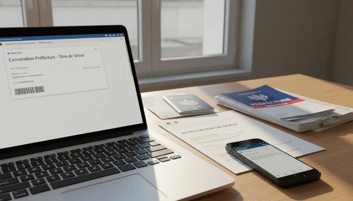 Titre séjour et notifications préfecture